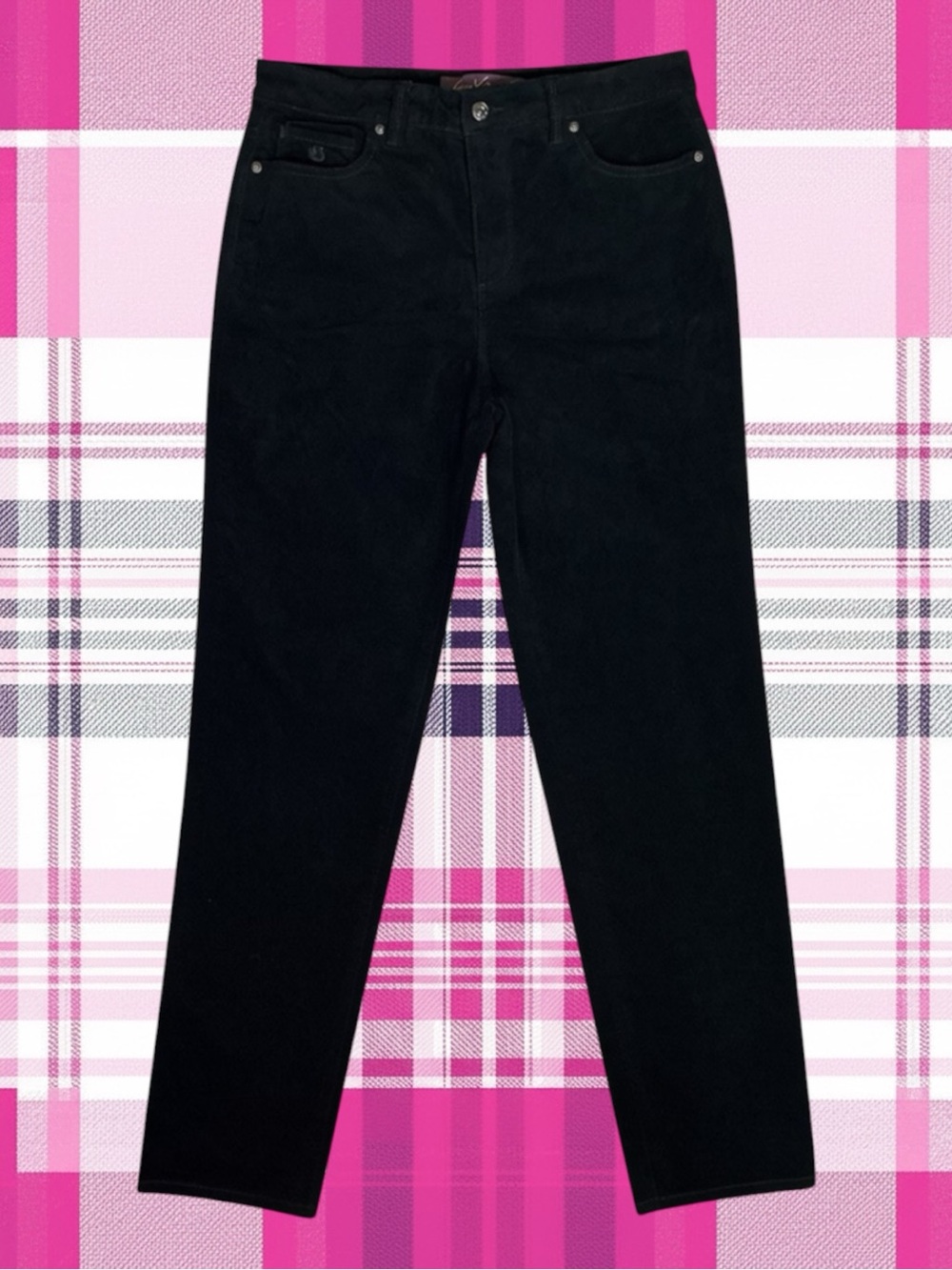 Gloria Vanderbilt Preppy Coastal Grandma Minimalist Corduroy Velvet Pants 8